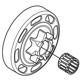 Husqvarna 505441501 Chainsaw Clutch Drum Genuine Original Equipment Manufacturer (OEM) Part