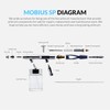 Gaahleri Gaahleri Airbrsuh Premium Series Mobius Siphon Feed Airbrush