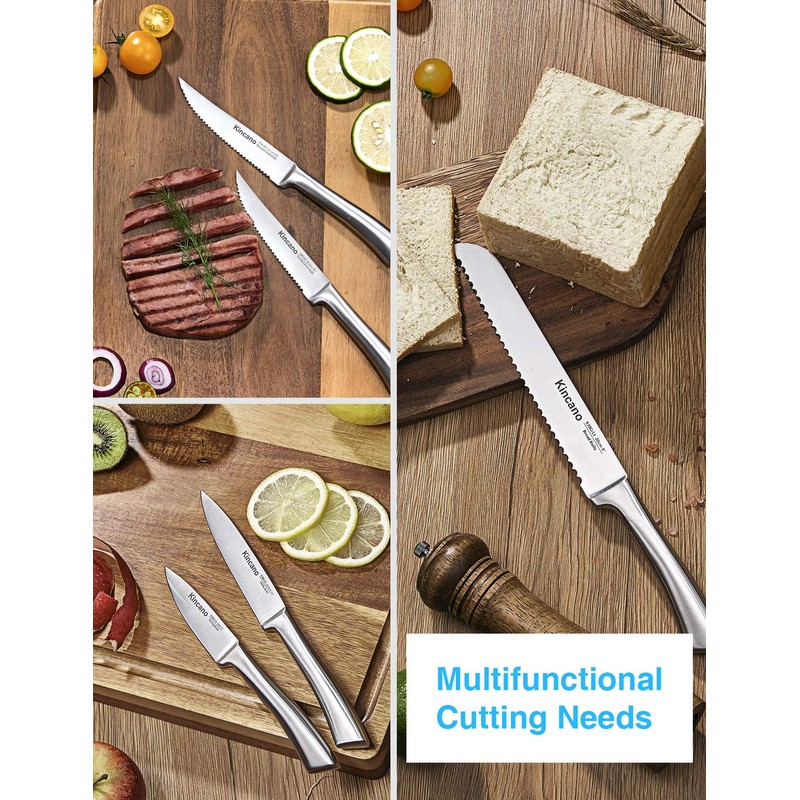 Knife Set, 14 PCS High Carbon Stainless Steel Super Sharp