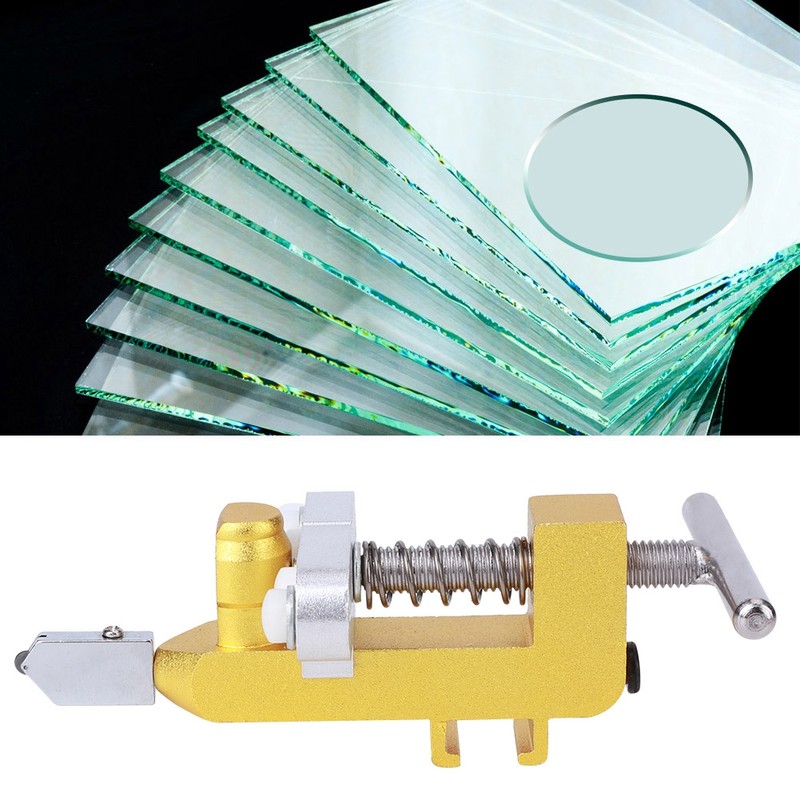 Glass Cutter Aluminum Alloy LaborSaving Effective Rotary Tools Tile Boundary