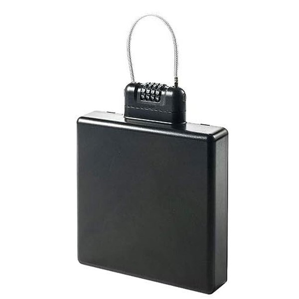 eSupply EEX-SLRL983 Security Box, Dial-type, 4-Digit Passcode, Large, Wire Included,