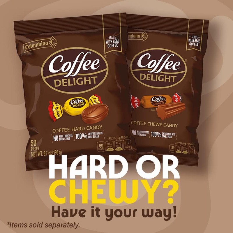 Colombina Coffee Delight Coffee Flavored Hard Candy, 4.7 Ounce