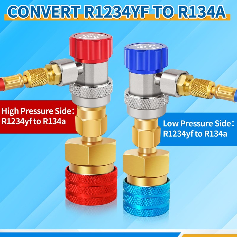 Boltigen R1234yf to R134a Adapter, R1234yf Adapter, High & Low