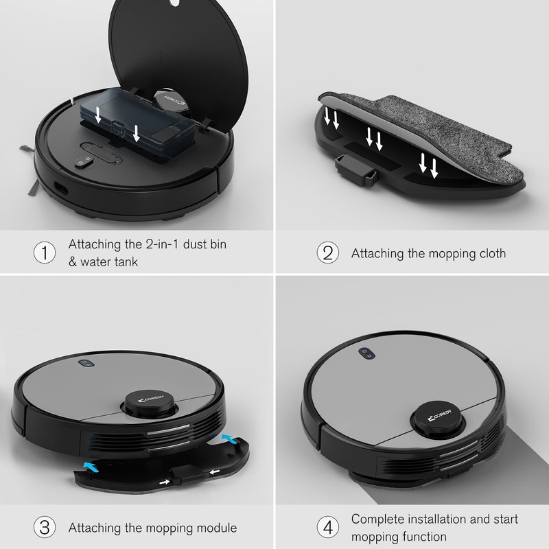 Coredy - Kit de piezas de trapeador – Depósito de