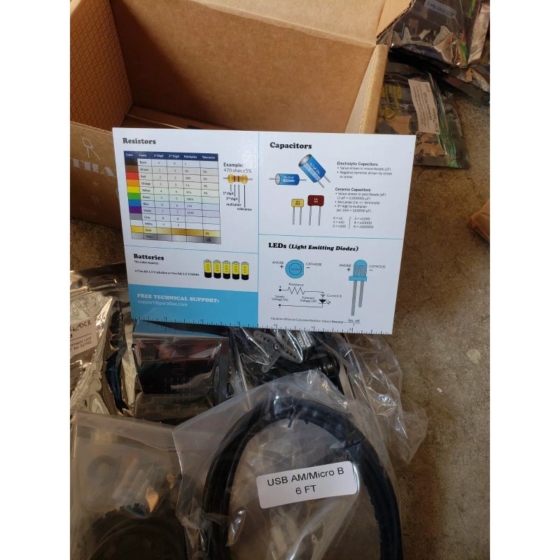 PARALLAX Cyber:Bot Robot Kit --NICE