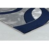 GLORY RUGS Area Rug Modern 2x3 Navy Circles Geometry Soft