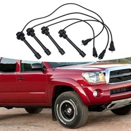 MDEOOSKY - Juego de 4 cables de bujía de encendido, repuesto para Toyota T100 L4 1997-1998, Tacoma L4 1996-2001, 4RUNNER L4 1996-2001, 90919-22387 9091922387