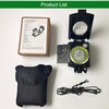 Lensatic Compass Military Grade, JYEASTZ Sighting Clinometer Compass for Hiking,