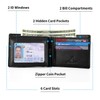 RFID Slim Front Pocket Wallets For Men - Genuine Leather