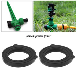 VGOL 50PCS Garden Hose Washers Rubber Gaskets Seals Replacement Tap Sealing Rings for All Standard 3/4 Inch Garden Hose Fittings Black