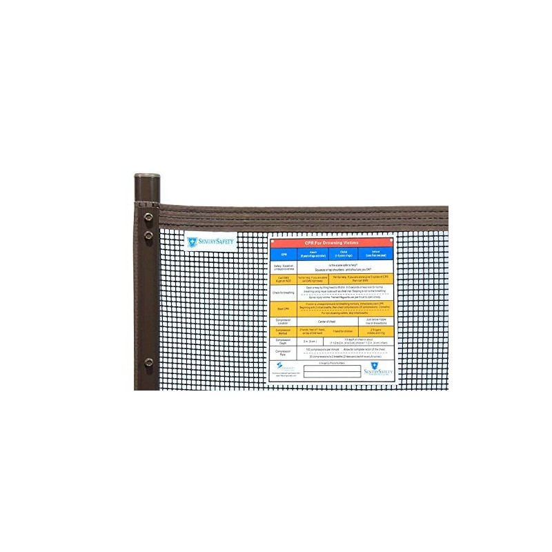 CPR Pool Safety Fence Sign