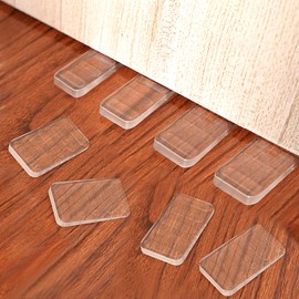 Tahikem Plastic Shims 8 Pack Table Wedge Clear Toilet Shim, Levelers Adjustable Blocks Furniture Shims Wedges, Hot Tub Restaurant Appliance Shims for Leveling Feet, Trimmable Fix Highest Side 3/8"