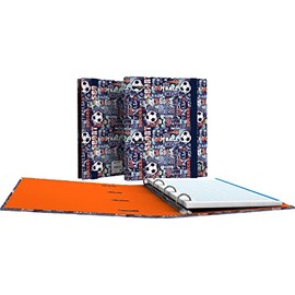 Grafoplás 4 Ring Binders A5 Includes Replacement Sheets for Squared 5 x 5 cm Margin Colour Curved Spine Carpebook Bits & Bobs Winners FSC
