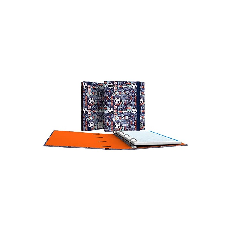 Grafoplás 4 Ring Binders A5 Includes Replacement Sheets for Squared