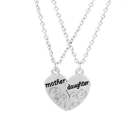 Mom Daughter Necklace Set Mother Daughter Gifts for Mothers Day Birthday Christmas