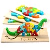 Umtiti 4PCS Wooden Toddler Puzzles. Wooden Animal Jigsaw Puzzles，UK