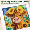 Nikolle Highland Cow Small Diamond Art Kits for Adults Beginner