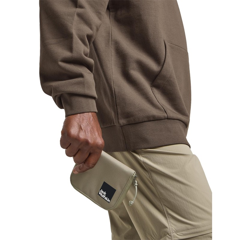 Jack Wolfskin Unisex Konya Wallet Travel Accessory Wallet, Stone