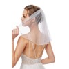 Bridal Wedding Veil Short Communion Veils for Bachelorette Party with