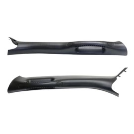 For Dodge Ram 1500 2002-2008/2500/3500 2002-2009 Grab Handle Driver and Passenger Side | Pair | Front | A Pillar Trim Molding | Black | Plastic | For 5JS81BD5AC, 5JS80BD5AC