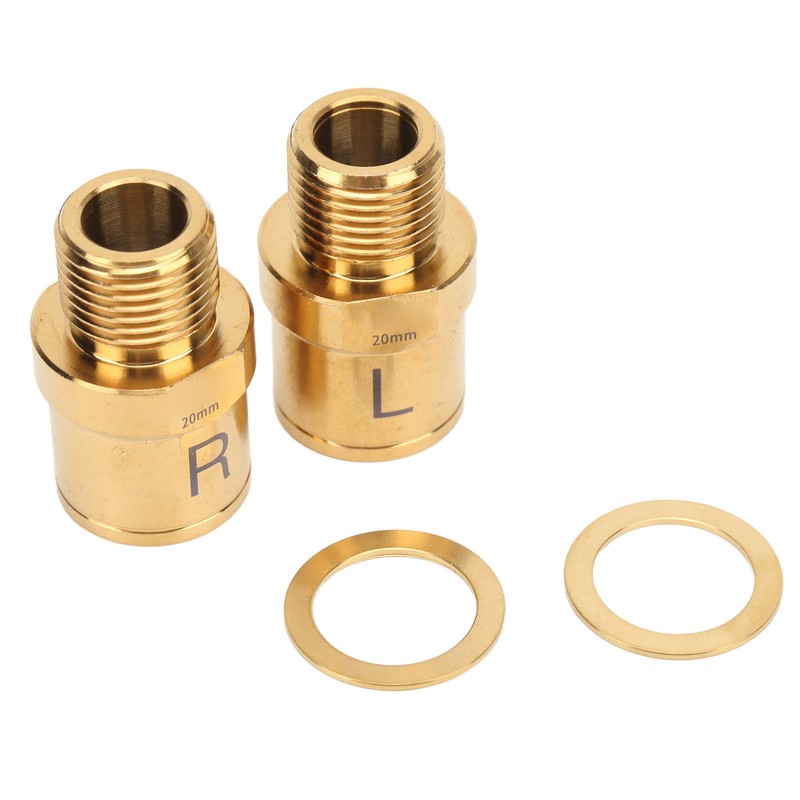 RISK Bike Pedal Extender Titanium Alloy Bicycle Pedal Extended Spindle