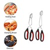 GIONAR Pack of 2 Scissors Tongs, Barbecue Tongs with Non-Slip