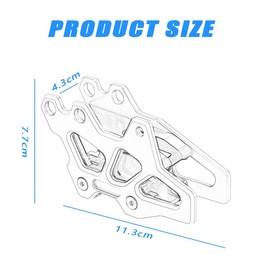 Chain Guide Guard Cover Slider Guide Guard Protector Cover Protector Compatible with YZ125 2008-2023 YZ125X 2017-2023 YZ250/F/X/FX YZ450F/FX WR450F WR250F (Black)