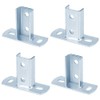 heneng 4 Pcs Shallow Strut Post Base for 13/16" Single
