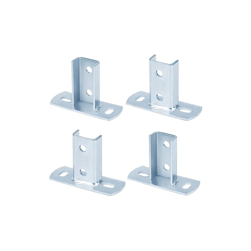 heneng 4 Pcs Shallow Strut Post Base for 13/16" Single