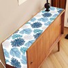 Nautical Coastal Table Runners,Ocean Beach Coral Table Runner for Restaurant