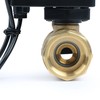 U.S. Solid 1" Motorised Ball Valve - Electric Brass Ball