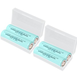 Tokeyla Battery Storage Case/Box/Organizer/Holder - for 18650 Batteries (Clear not Include Battery) (Storage for 4pack 18650)