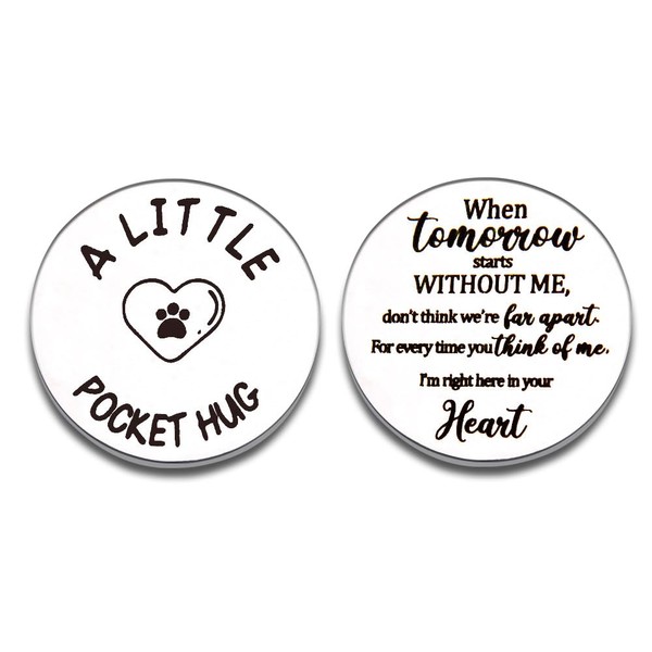 Pocket Hug Token for Loss of Dog Cat Pet Memorial