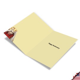 NobleWorks Hysterical Anniversary Paper Card with 5 x 7 Inch Envelope (1 Card) Couple, Husband, Wife, Parents Anniversary Congratulations Marriage Right For You 4101
