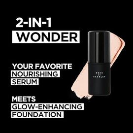 Base Maquillaje Barra Skin Edit Serum Foundation Limpio Vegano Fórmula Hidratante Acabado Brillante Natural