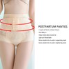 Postpartum Underwear Middle Waist 2 Layers Hook and Eye Breathable