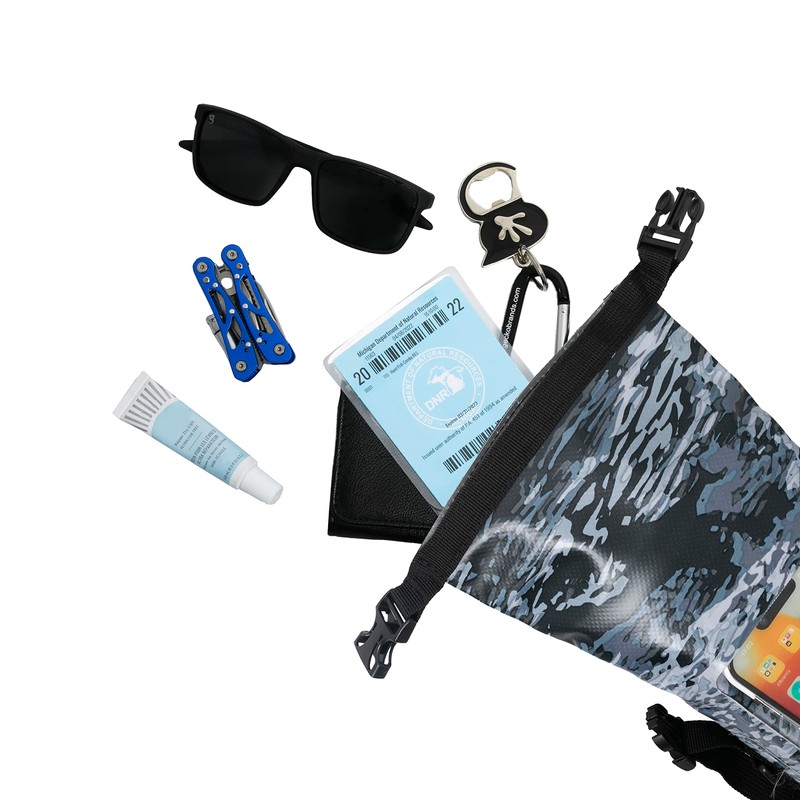 geckobrands Bolsa impermeable para teléfono con bolsa seca de 2