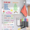 Homelux Theory Magnetic Fridge Planner, Vertical with Clear Magnetic Board,