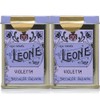 Leone. Violet Candies tin. 30g (1.06oz). Pack of 2
