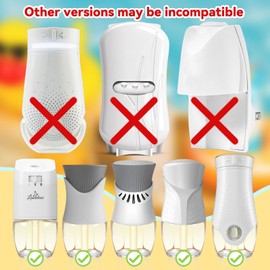 Plug In Air Freshener Refills for Home – Jasmine, Hawaiian, Cotton Scent, 12 Count, 7.92 Fl Oz, Compatible with Air Wick & Glade, Not for Glade Plus, Scented Refill for Home, Bathrooms, Bathroom Use