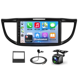 Qualcomm Octa-Core Car Radio Upgrade for Honda CRV (2012-2016), [4+64GB] 9-inch Touchscreen Car Stereo Carplay Android Auto, Android 13 Radio with 5G WiFi/BT5.1/GPS/SWC