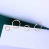 COCHARM 14K Gold Nose Rings 10mm Yellow Gold Nose Ring
