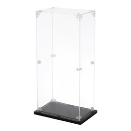 MECCANIXITY Acrylic Display Case, 4''x6''x14'' Clear Display Box Assemble Dustproof Display Box Storage Organizer for Collectibles Action Figures