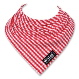 SKIBZ Dribble Bib - Red Gingham
