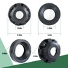 Front Rear Upper & Lower Coil Spring Isolators Kit Fits