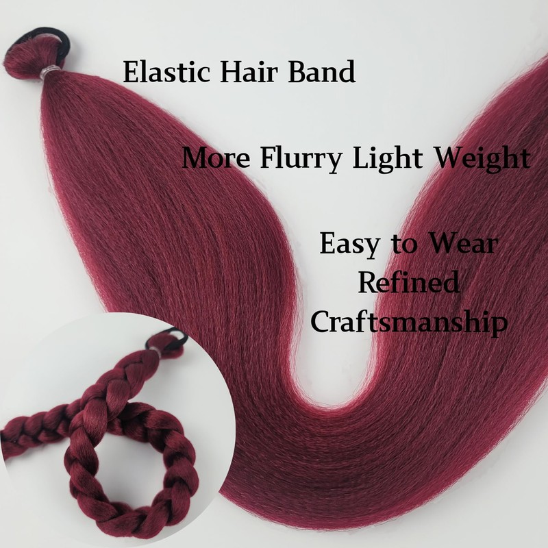 Burgundy Red Braiding Hair Extension for Braids
