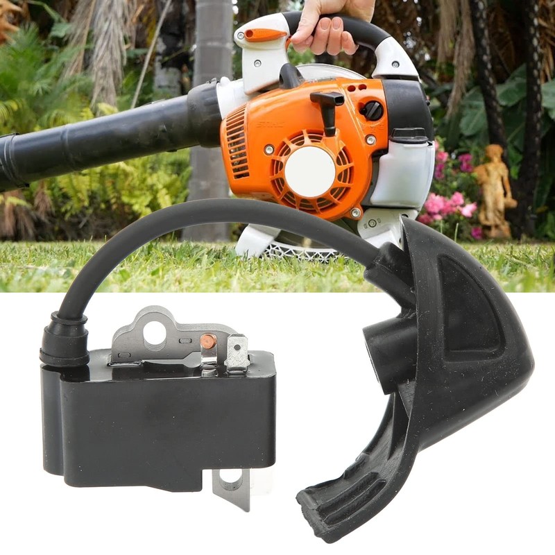 Ignition Coil 42414001307, Metal Rubber Material, Great Replacement for Stihl