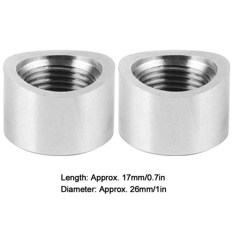 2PCS Oxygen Sensor Bung Stainless Steel SS304 M18 x 1.5