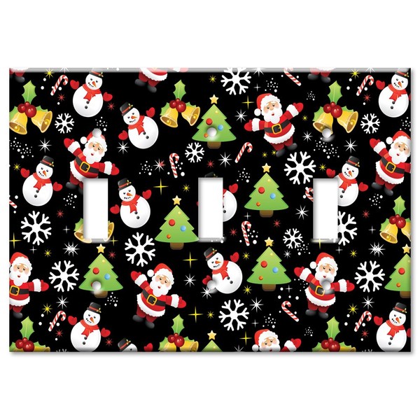 Art Plates brand - Triple Gang Toggle Switch/Wall Plate -