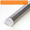 sourcing map 1-9/16"(40mm) Round Plastic Plug, 4 Pcs White Pipe